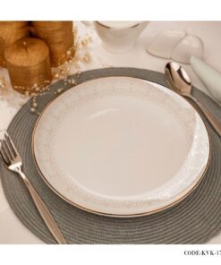 سرویس غذاخوری چینی 157 پارچه 24 نفره مدل نارون