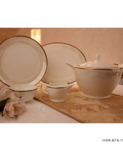 سرویس چینی غذاخوری 157 پارچه 24 نفره مدل توسکا