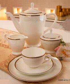 سرویس چینی غذاخوری 157 پارچه 24 نفره مدل توسکا