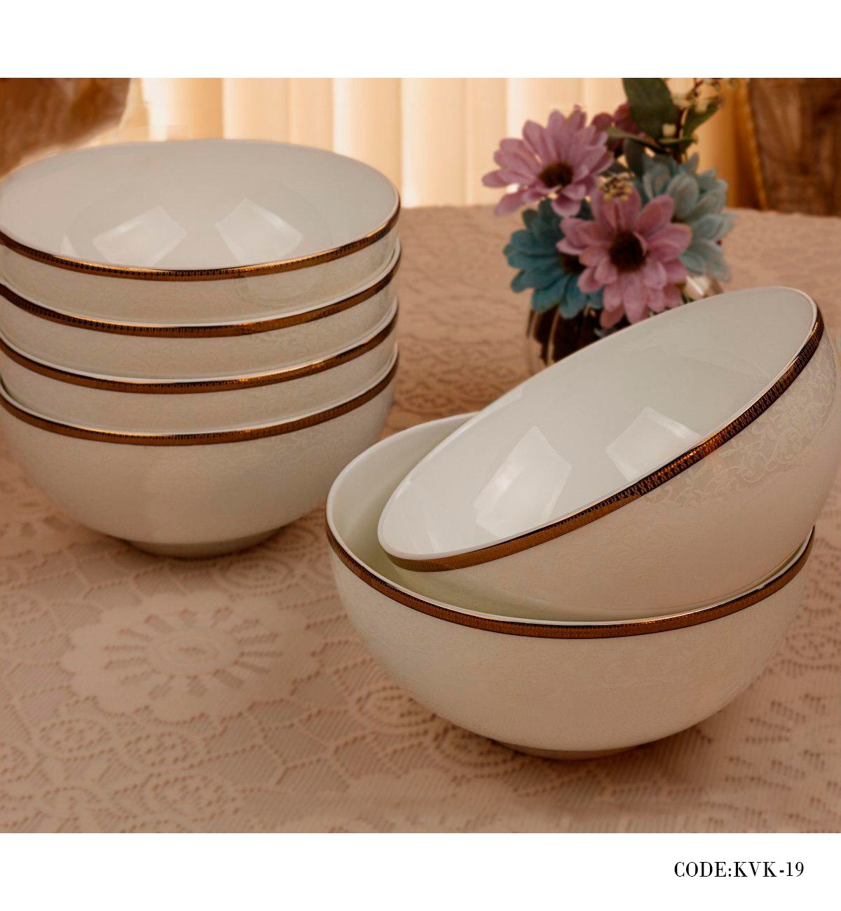 سرویس چینی غذاخوری 157 پارچه 24 نفره مدل توسکا