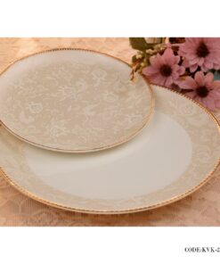 سرویس غذاخوری بن چاینا 157 پارچه 24 نفره مدل بلوط