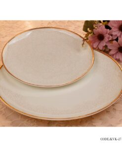 سرویس غذاخوری چینی 18 نفره 133 پارچه مدل راش