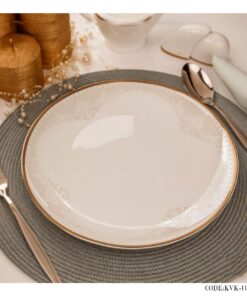 سرویس غذاخوری چینی 18 نفره مدل کاج