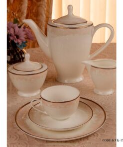 سرویس چینی غذاخوری 18 نفره 133 پارچه مدل بید