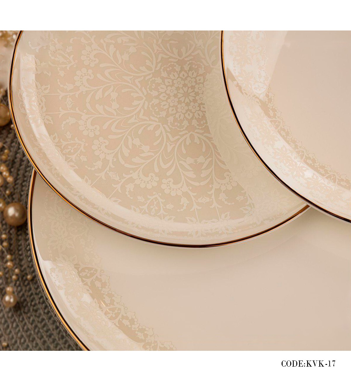 سرویس غذاخوری بن چاینا 18 نفره 133 پارچه مدل نارون