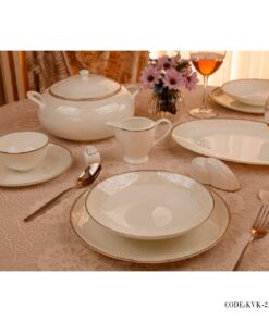 سرویس چینی غذاخوری 18 نفره مدل سپیدار