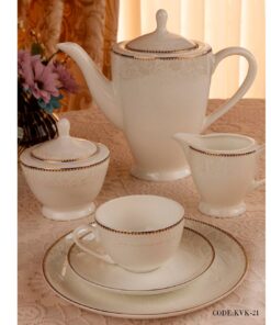 سرویس چینی غذاخوری 18 نفره مدل سپیدار