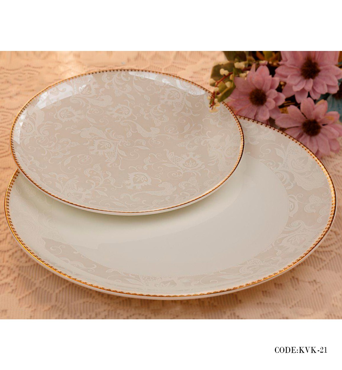 سرویس چینی غذاخوری 18 نفره مدل سپیدار