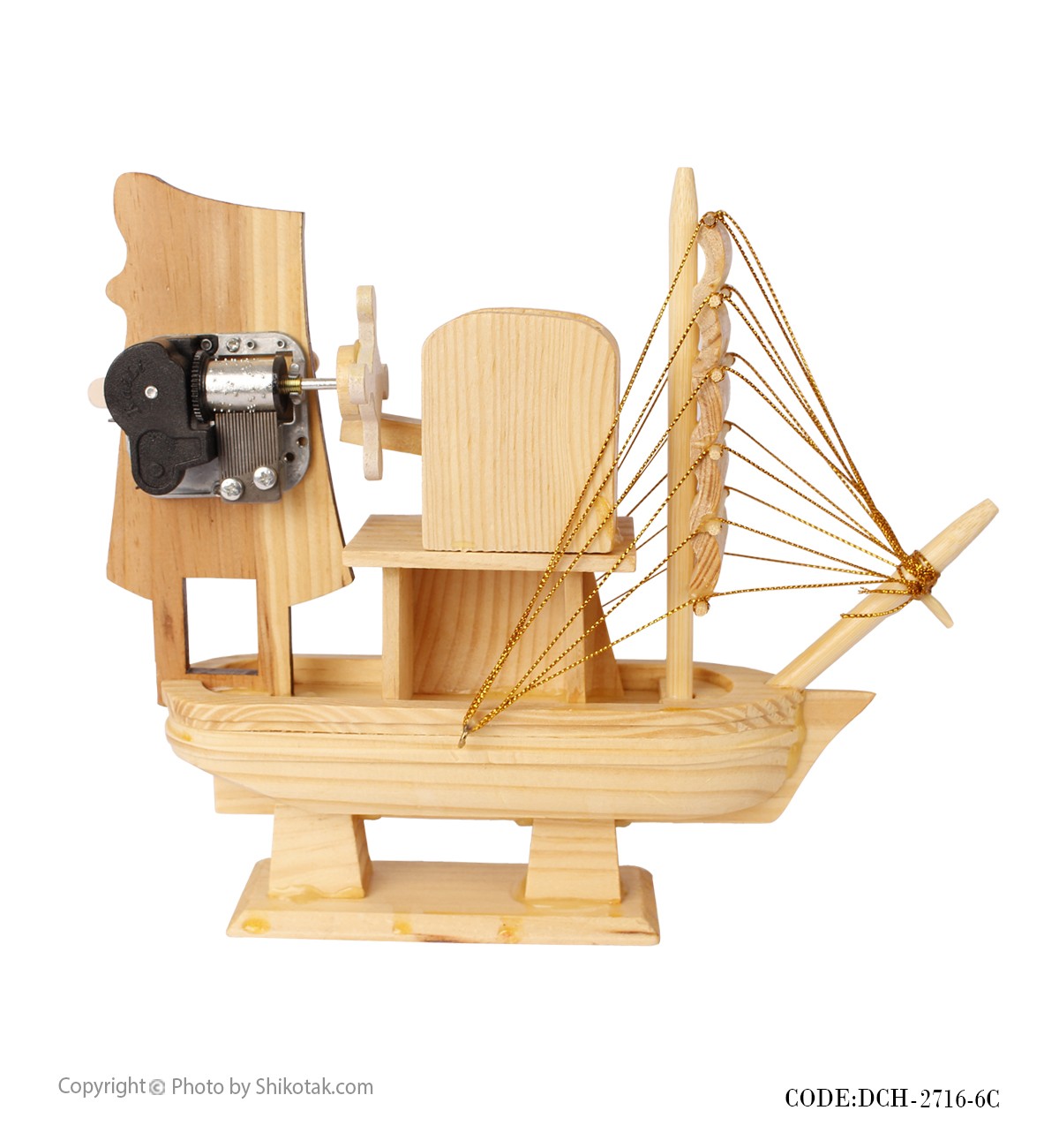 کشتی دکوری چوبی موزیکال سری 6C