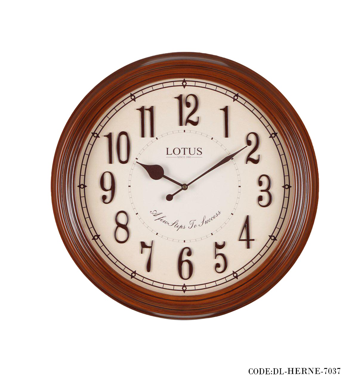 ساعت چوبی لوتوس دیواری مدل HERNE