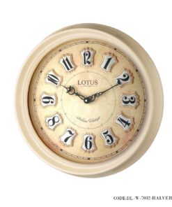 ساعت دیواری چوبی لوتوس مدل HALVER