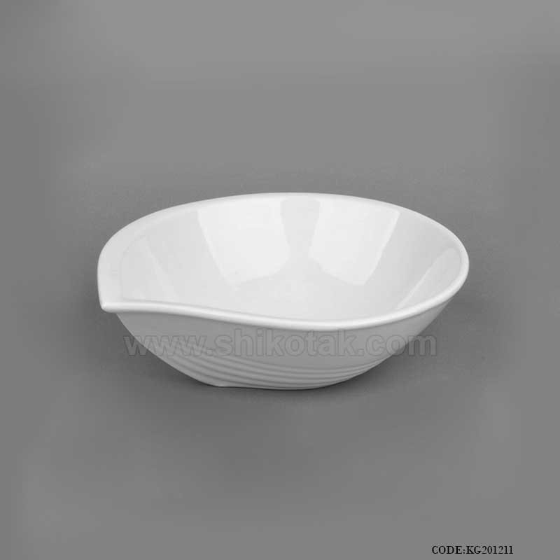 کاسه زیتون خوری سرامیکی دو عددی طرح قطره