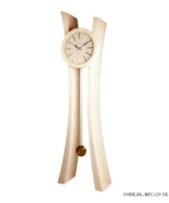 ساعت مبله چوبی مدل MFC رنگ نسکافه ای