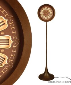 ساعت کنار سالنی آباژوری مدل FCLS قهوه ای
