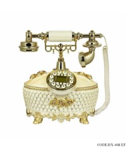 تلفن رومیزی مرواریدی پهن مدل 038EF