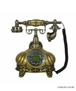تلفن کلاسیک برنزی راه راه مدل 039BP