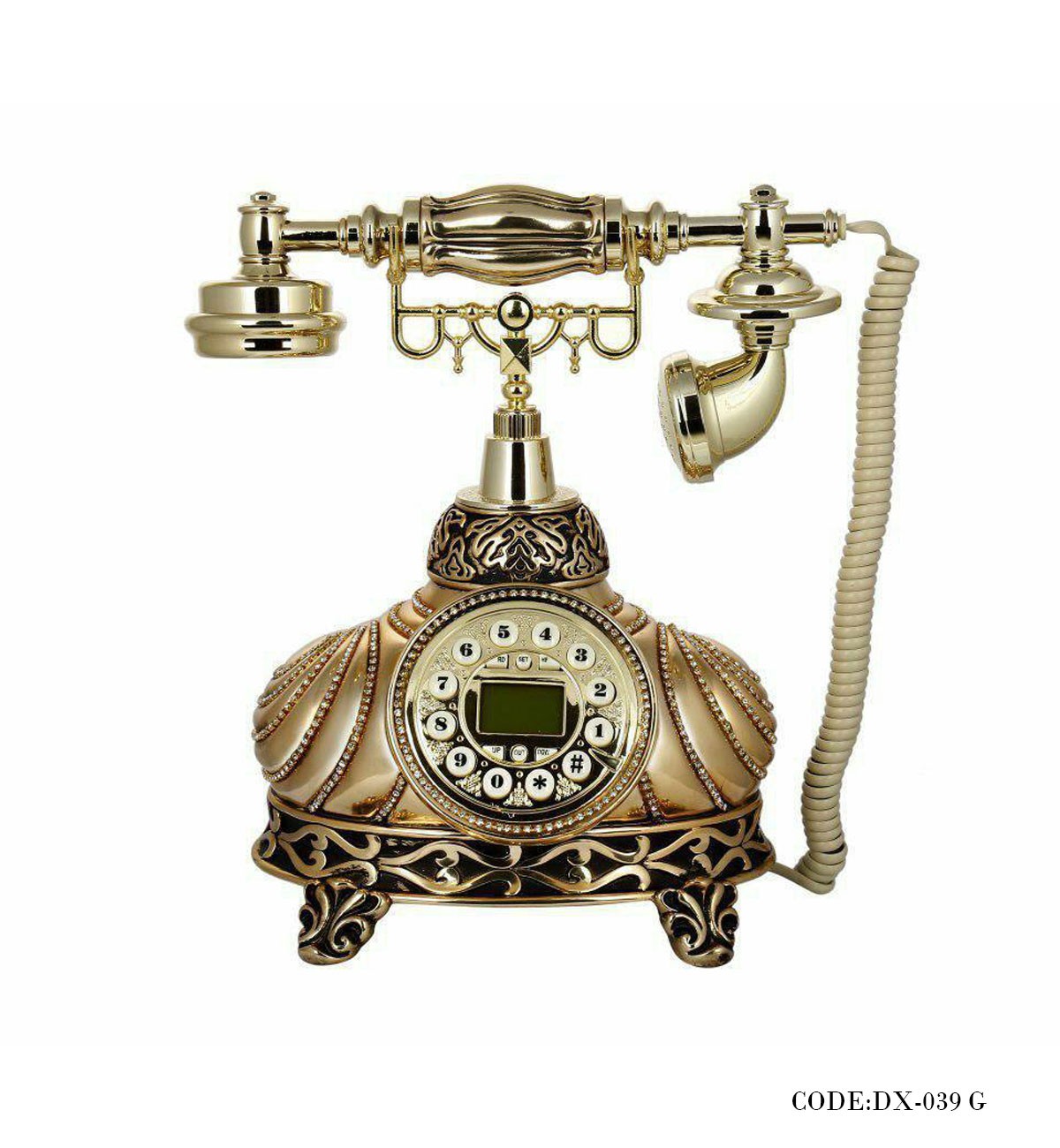 تلفن کلاسیک گلد راه راه مدل 039G
