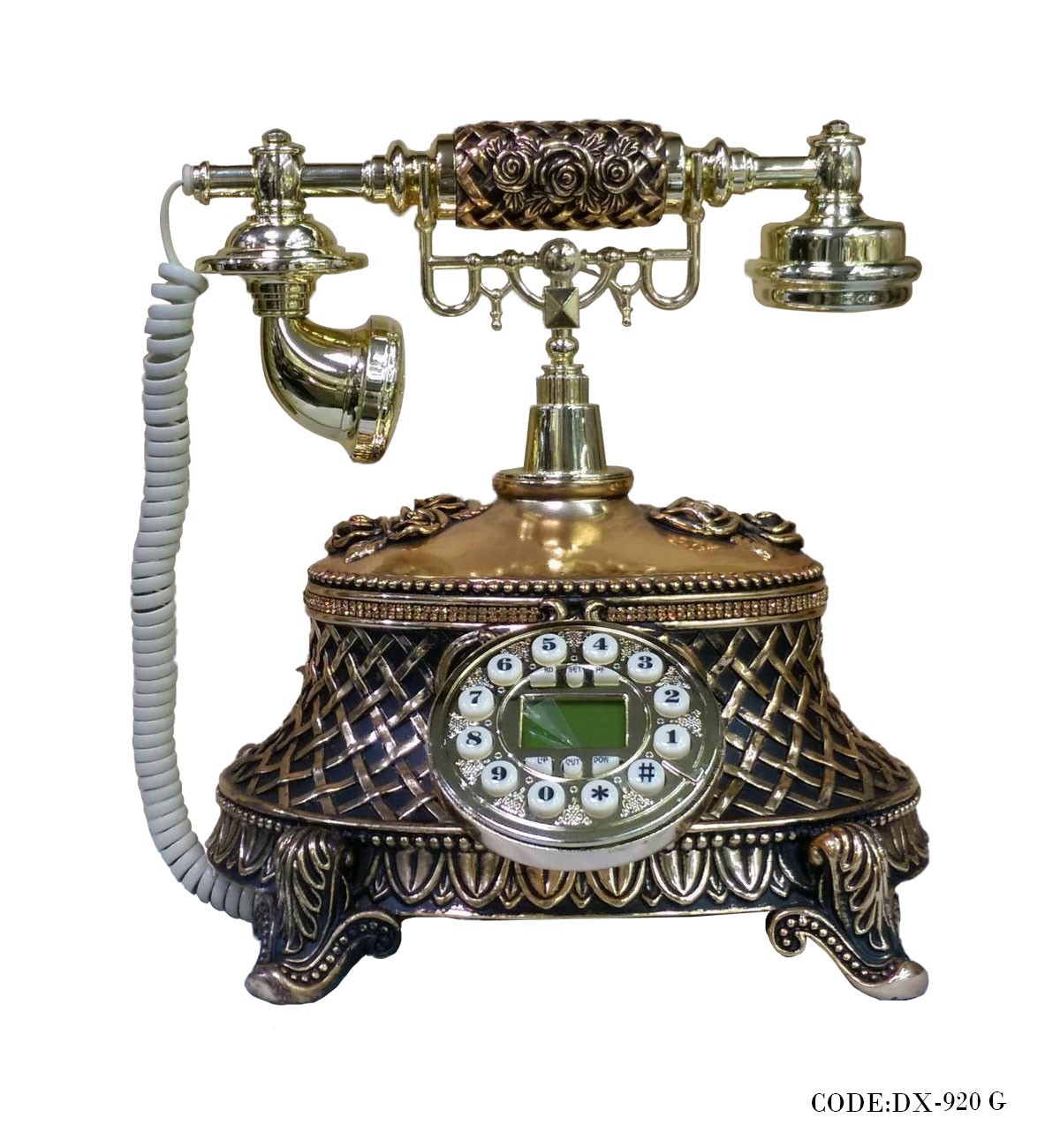 تلفن رومیزی کلاسیک گلد مدل 920G