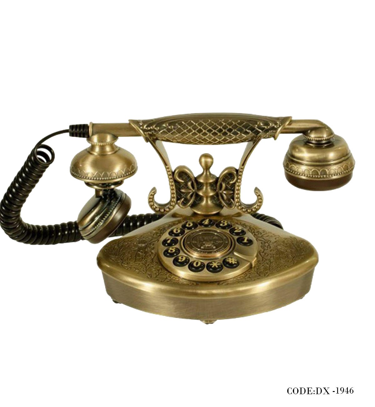 تلفن سلطنتی رومیزی چرخشی برنز مدل 1946