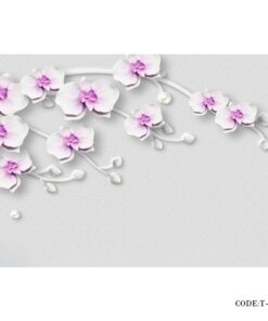 پوستر دیواری پارچه ای 3D طرح پیچک