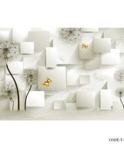 پوستر دیواری 3D پارچه ای طرح قاصدک 2