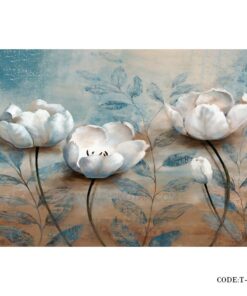 پوستر دیواری پارچه ای سه بعدی طرح گل