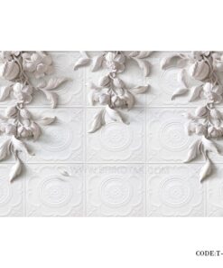 پوستر 3D دیواری پارچه ای طرح کاشی