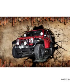 پوستر سه بعدی کاغذی دیواری طرح آفرود