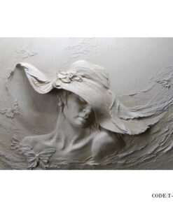 پوستردیواری 3D کاغذی طرح کلاه