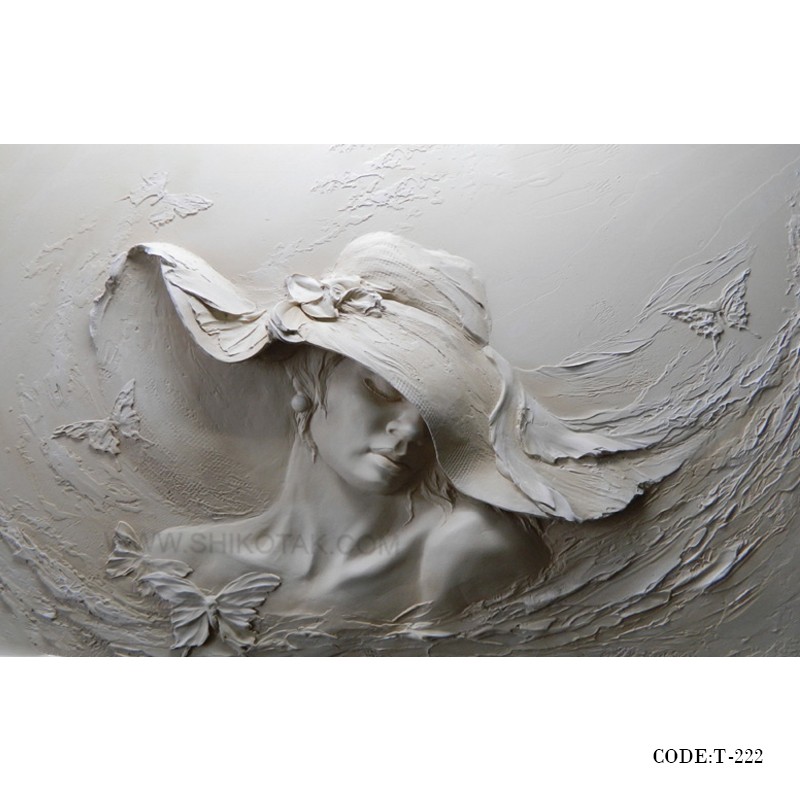 پوستردیواری 3D کاغذی طرح کلاه