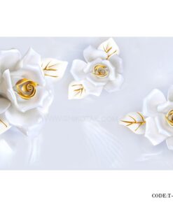 پوستر کاغذی 3D دیواری طرح رز