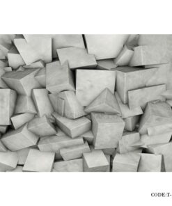 پوستر کاغذی سه بعدی دیواری طرح سنگ