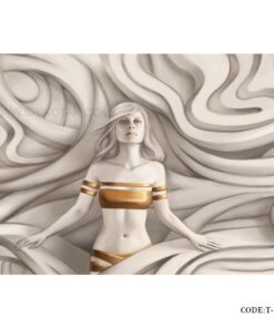 پوستر کاغذی 3D دیواری طرح افق