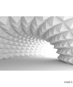 پوستر سه بعدی دیواری کاغذی طرح راه یخی