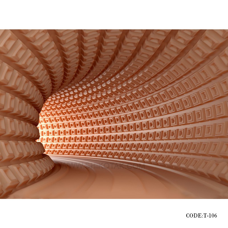 پوستر دیواری 3D کاغذی طرح مسیر