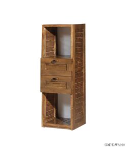 کتابخانه خانگی سه طبقه چوبی کمجا رکسان