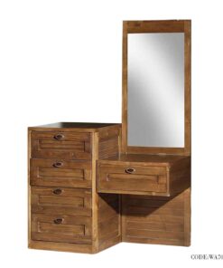 میز آرایش و دراور چوبی طرح روژان