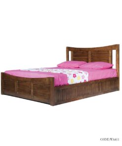 تخت خواب جک دار دونفره چوبی طرح رانا