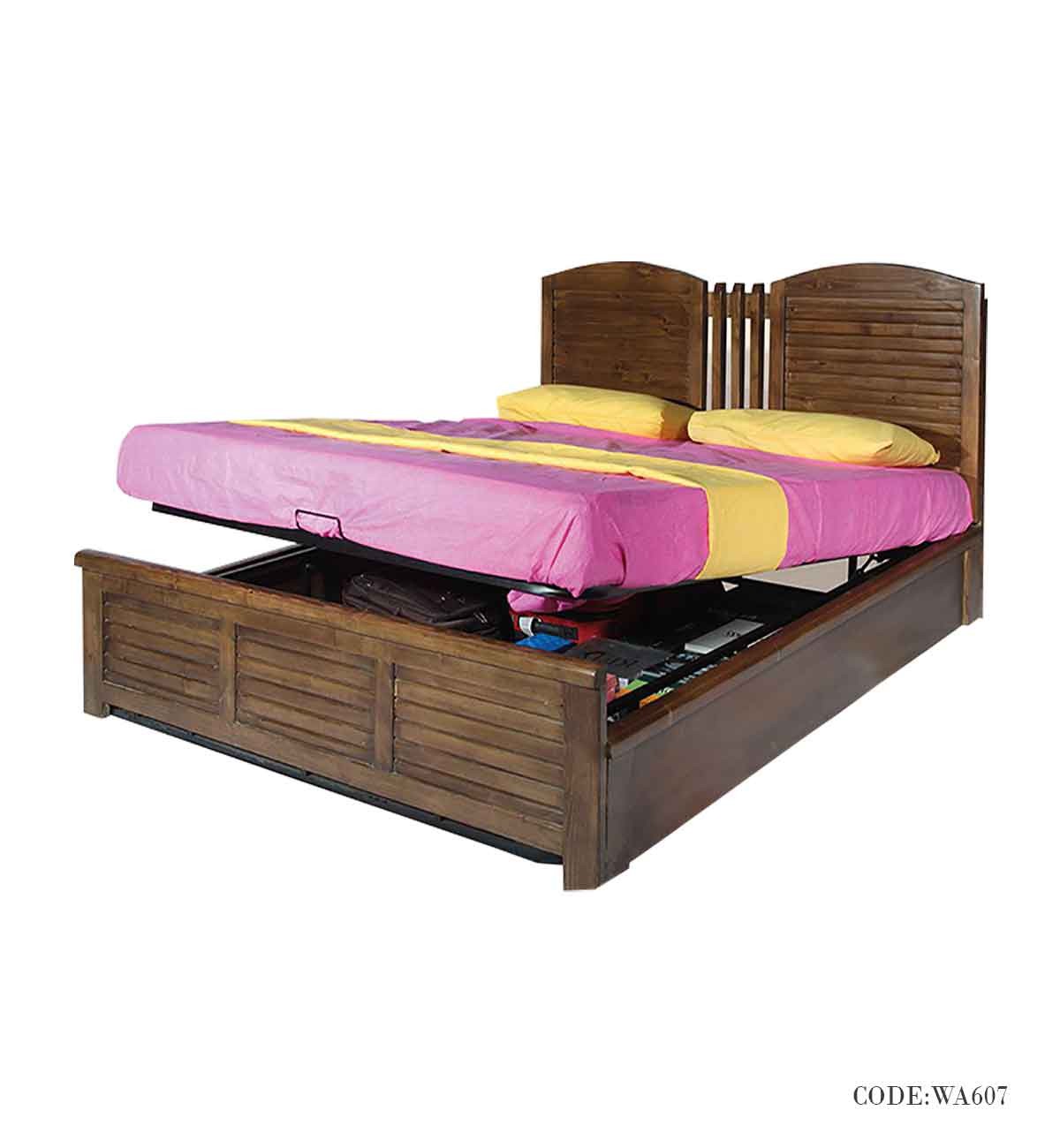 تخت خواب جک دار دونفره طرح رومینا