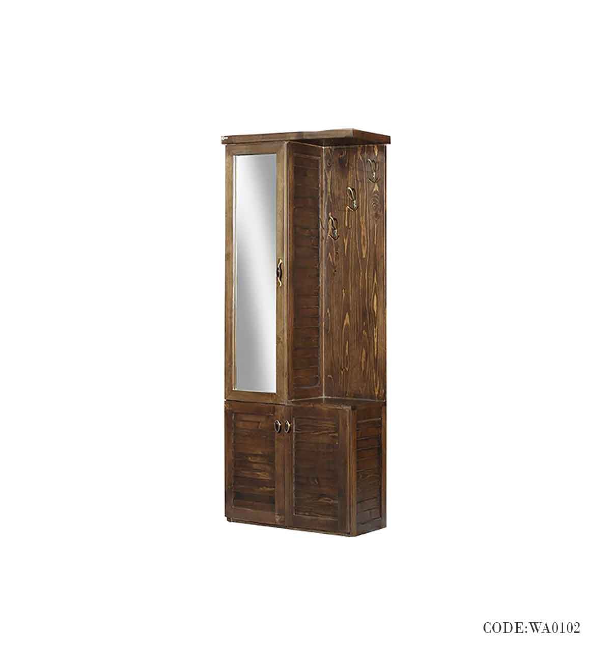 جالباسی ایستاده چوبی مدل رونیکا