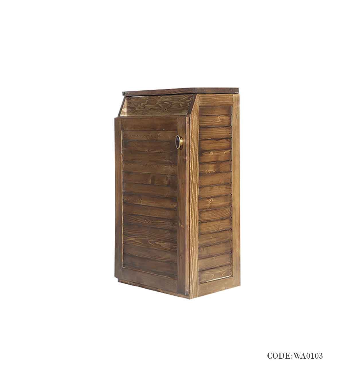 جا كفشي کم جا چوبي مدل روناک