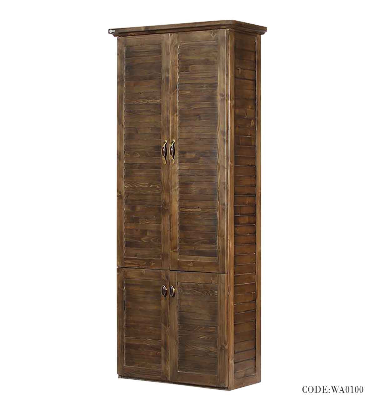 جالباسی تمام چوب ایستاده کم جا طرح رادان