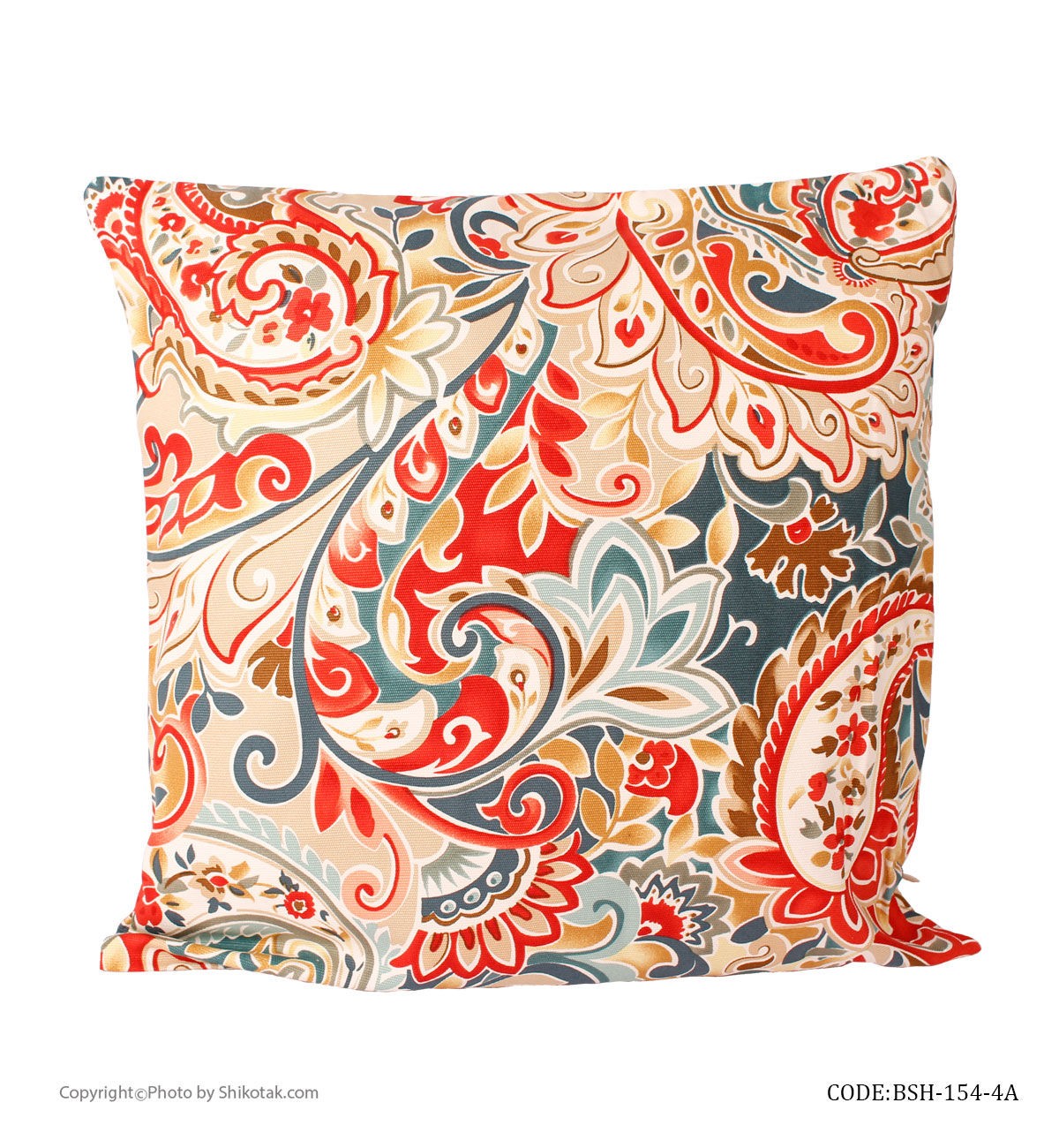 کاور کوسن و کوسن پر شده سنتی طرح بوته جقه