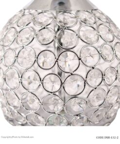 آباژور کریستالی نقره ای سری 2-132