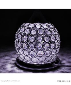 آباژور کریستالی نقره ای سری 2-132