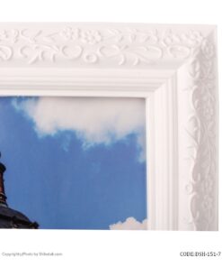 قاب عکس دیواری سفید پلاستیکی مدل آنا