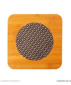 زیر قابلمه ای چوبی نسوز مربع