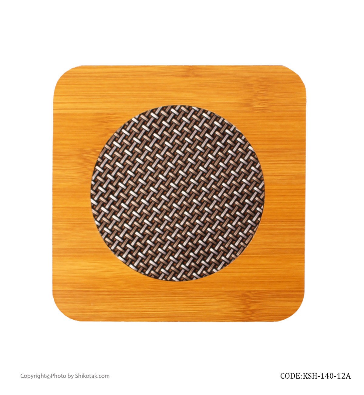 زیر قابلمه ای چوبی نسوز مربع