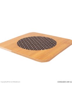 زیر قابلمه ای چوبی نسوز مربع