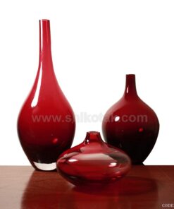 گلدان شیک سالونگ قرمز